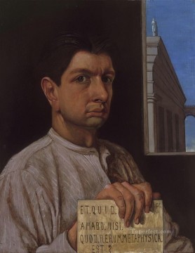ジョルジョ・デ・キリコの自画像 形而上学的シュルレアリスム Oil Paintings